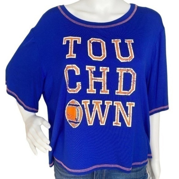 Altar'd State Tops - Altar'd State Football Touchdown Shirt Size Large